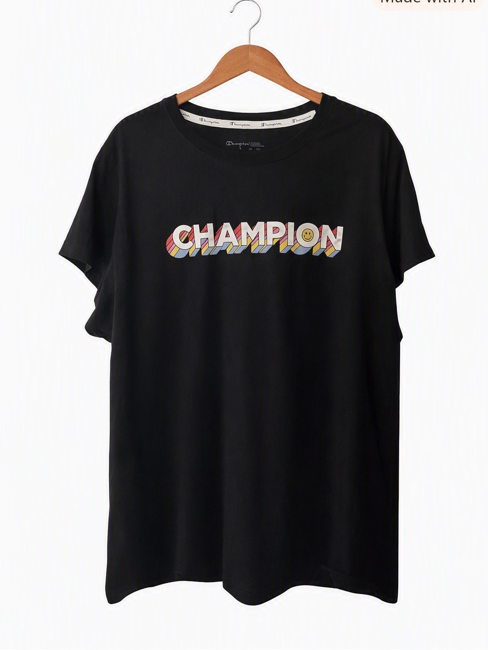 5/$50 Champion Logo Graphic Tee Size 3X